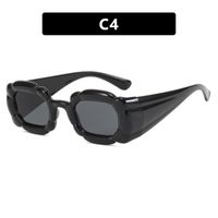 Hip-hop Punk Streetwear Geometric Ac Special-shaped Mirror Full Frame Women's Sunglasses sku image 4