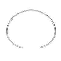 304 Stainless Steel Casual Solid Color Choker main image 2