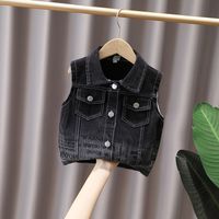 Casual Simple Style Solid Color Cotton Blend Boys Outerwear main image 1