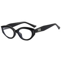 Streetwear Solid Color Pc Polygon Rivet Full Frame Glasses sku image 7