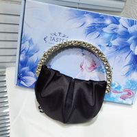 Nylon Solid Color Dumpling Shape Evening Bags sku image 10