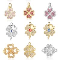 Simple Style Leaf Zircon Copper Wholesale Jewelry Accessories main image 3