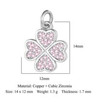 Simple Style Leaf Zircon Copper Wholesale Jewelry Accessories sku image 7