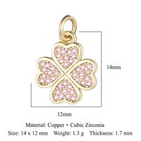 Simple Style Leaf Zircon Copper Wholesale Jewelry Accessories sku image 8
