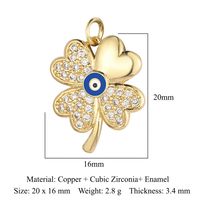 Simple Style Leaf Zircon Copper Wholesale Jewelry Accessories sku image 11