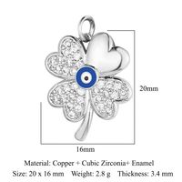 Simple Style Leaf Zircon Copper Wholesale Jewelry Accessories sku image 10