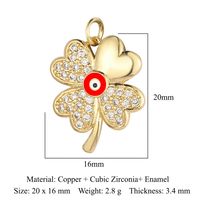 Simple Style Leaf Zircon Copper Wholesale Jewelry Accessories sku image 12