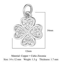 Simple Style Leaf Zircon Copper Wholesale Jewelry Accessories sku image 5
