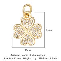 Simple Style Leaf Zircon Copper Wholesale Jewelry Accessories sku image 6