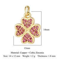 Simple Style Leaf Zircon Copper Wholesale Jewelry Accessories sku image 14
