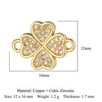 Simple Style Leaf Zircon Copper Wholesale Jewelry Accessories sku image 2