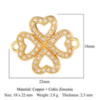 Simple Style Leaf Zircon Copper Wholesale Jewelry Accessories sku image 16