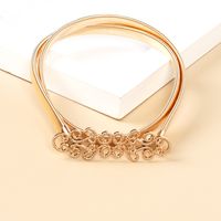 Simple Style Heart Shape Alloy Inlay Rhinestones Women's Chain Belts sku image 2