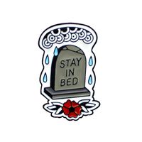 Simple Style Tombstone Alloy Enamel Unisex Brooches sku image 1