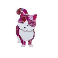 Cute Cat Arylic Stoving Varnish Women's Brooches main image 4