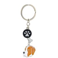 Ethnic Style Dog Metal Printing Unisex Keychain sku image 9