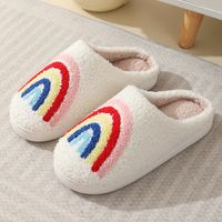 Unisex Casual Basic Cartoon Round Toe Home Slippers Cotton Shoes main image 2