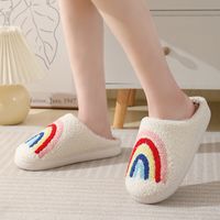 Unisex Casual Basic Cartoon Round Toe Home Slippers Cotton Shoes main image 1