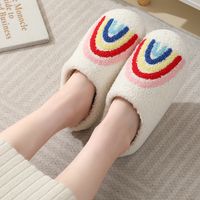 Unisex Casual Basic Cartoon Round Toe Home Slippers Cotton Shoes main image 3
