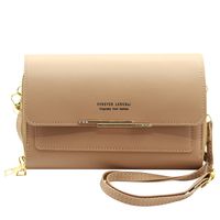 Women's Small Pu Leather Solid Color Streetwear Square Zipper Shoulder Bag Crossbody Bag Square Bag sku image 5