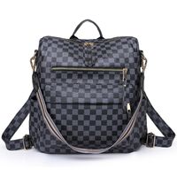 Plaid Daily Women's Backpack sku image 8