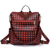 Plaid Daily Women's Backpack sku image 10