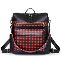 Plaid Daily Women's Backpack sku image 9