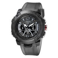 Sports Letter Buckle Electronic Quartz Men's Watches sku image 2