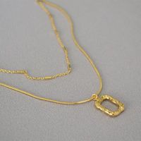 Casual Solid Color Stainless Steel Pendant Necklace In Bulk main image 3