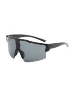 Casual Streetwear Geometric Pc Uv Protection Polygon Sport Biker Half Frame Clips Glasses sku image 2