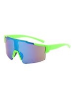 Fitness Sports Cool Style Color Block Pc Special-shaped Mirror Sport Biker Half Frame Clips Glasses sku image 3