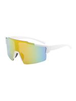 Lässig Strassenmode Geometrisch Pc Uv-schutz Polygon Sport Bikerin Halbbild Klammern Brille main image 4