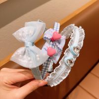Cute Flower Bow Knot Cloth Lace Hair Band sku image 5