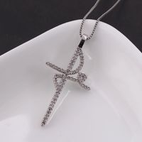 Ethnic Style Cross Copper Necklace In Bulk main image 3