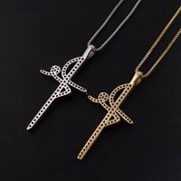 Ethnic Style Cross Copper Necklace In Bulk main image 6