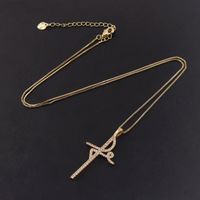 Ethnic Style Cross Copper Necklace In Bulk main image 5