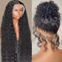 Unisex African Style Holiday Party Stage High Temperature Wire Side Points Long Curly Hair Wigs sku image 10