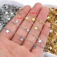 Basic Simple Style Pentagram Stainless Steel Plating Jewelry Accessories main image 3