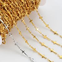 1 Set Stainless Steel 18K Gold Plated Polished Chain main image 6