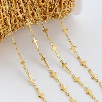 1 Set Stainless Steel 18K Gold Plated Polished Chain sku image 4