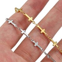 1 Set Stainless Steel 18K Gold Plated Polished Chain main image 2