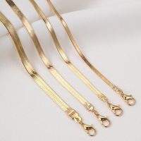 Simple Style Solid Color Zinc Alloy Plating Gold Plated Women's Necklace main image 4