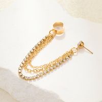Wholesale Jewelry Simple Style Heart Shape Zinc Alloy Gold Plated Plating Ear Cuffs main image 3