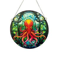 Marine Style Octopus Arylic Pendant main image 4