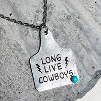 Retro Letter Alloy Inlay Turquoise Women's Pendant Necklace main image 3