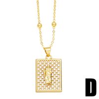 Fashion Simple Style Virgin Mary Copper Plating Inlay Zircon 18k Gold Plated Necklace main image 2