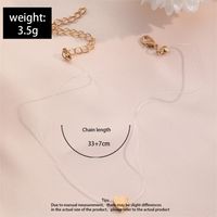 Simple Style Heart Shape Alloy Women's Pendant Necklace main image 6