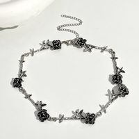 Vintage Style Cool Style Flower Alloy Patchwork Women's Choker main image 5