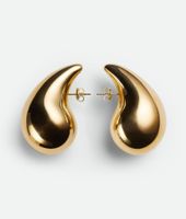 1 Pair Simple Style Water Droplets Plating 304 Stainless Steel 16K Gold Plated White Gold Plated Gold Plated Ear Studs main image 3
