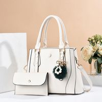 Frau Alle Jahreszeiten Pu-leder Elegant Klassischer Stil Strassenmode Schultertasche Taschen-sets Handtasche main image 4